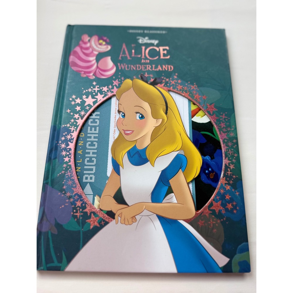 German Edition Disney Alice in Wonderland Die-Cut Classics hardcover storybook